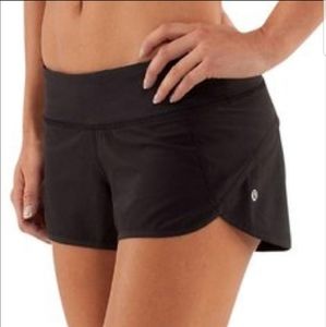 Black Lululemon Speed Shorts